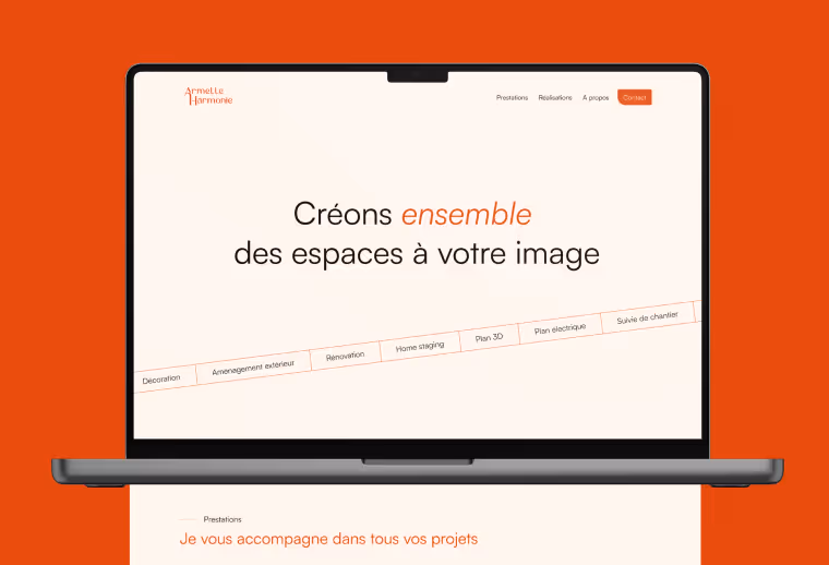 Site web Armelle Harmonie