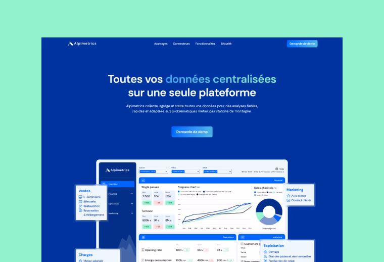 Site web Alpimetrics