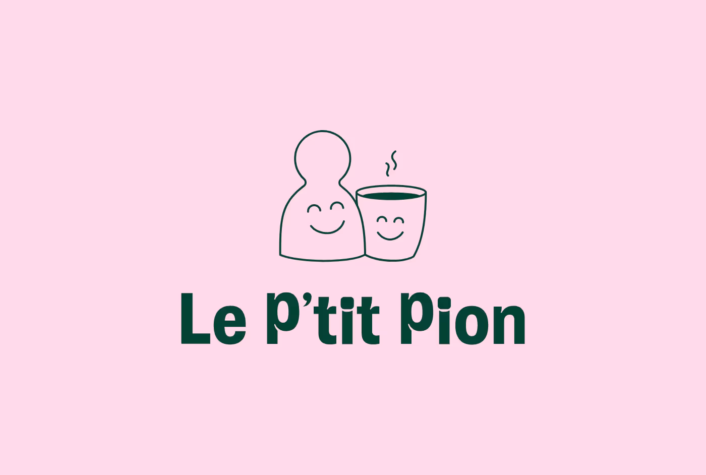 Logo principal du bar à jeux Le P'tit Pion