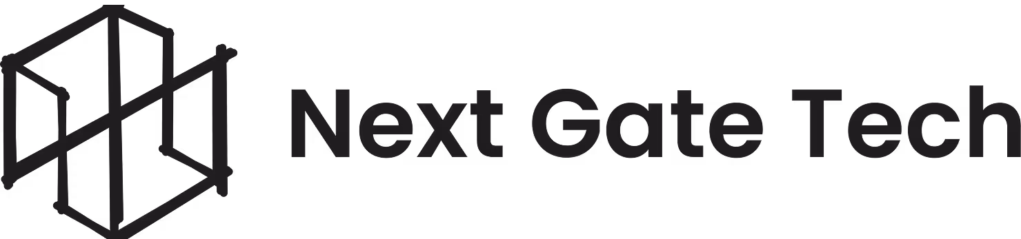 Next Gate Tech black logo