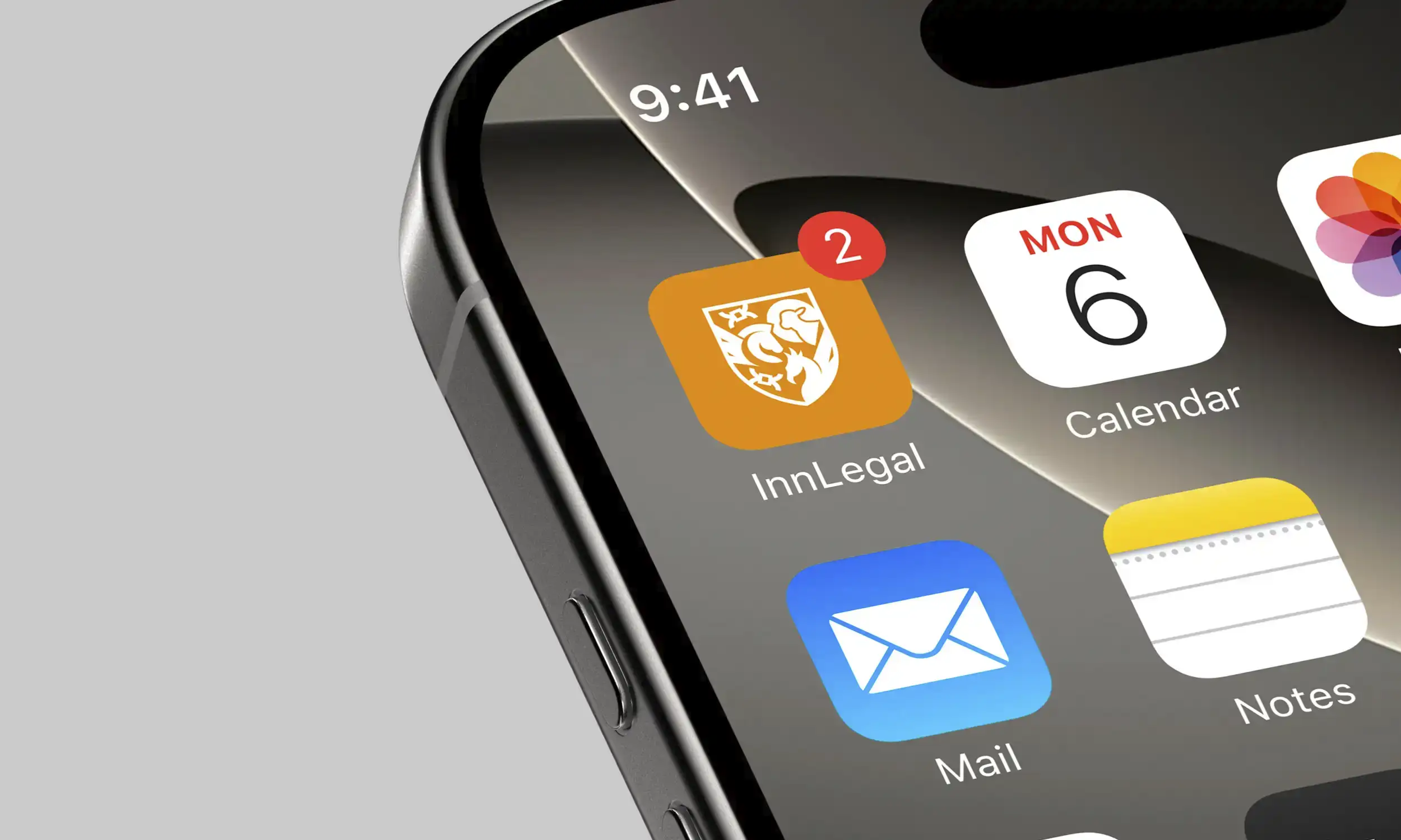 InnLegal App on Iphone