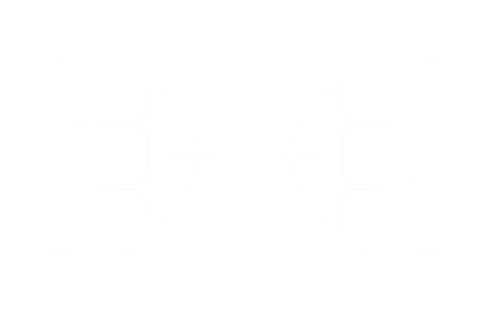 Esquema de un automotor híbrido con partes eléctricas y de motor de combustión interna.