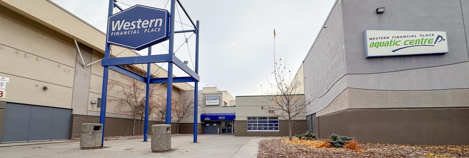 The entrance of the Western Financial Place. 