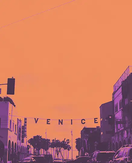 The venice sign in LA.