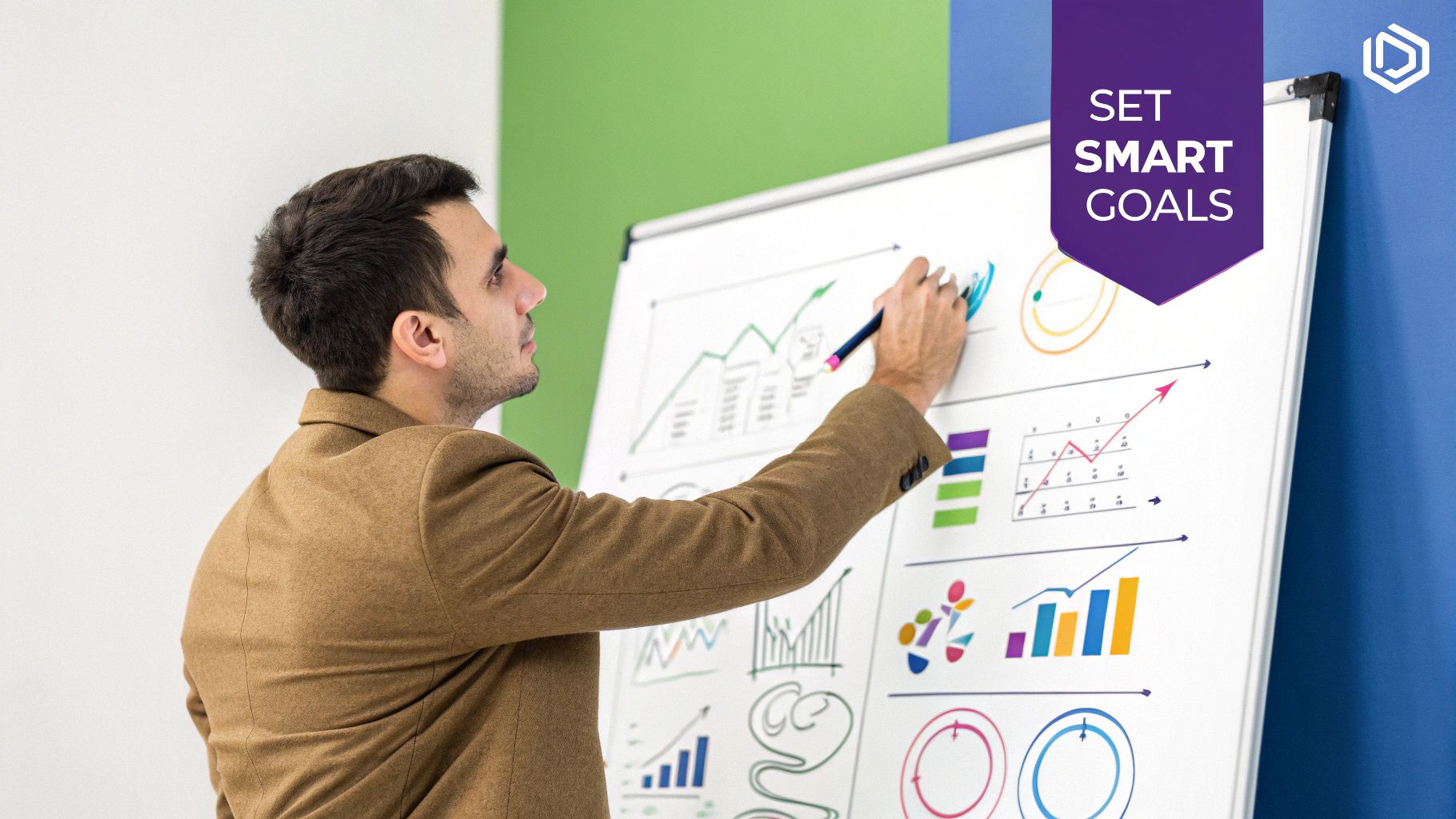 A futuristic dashboard showing an automated sales process with glowing connection points