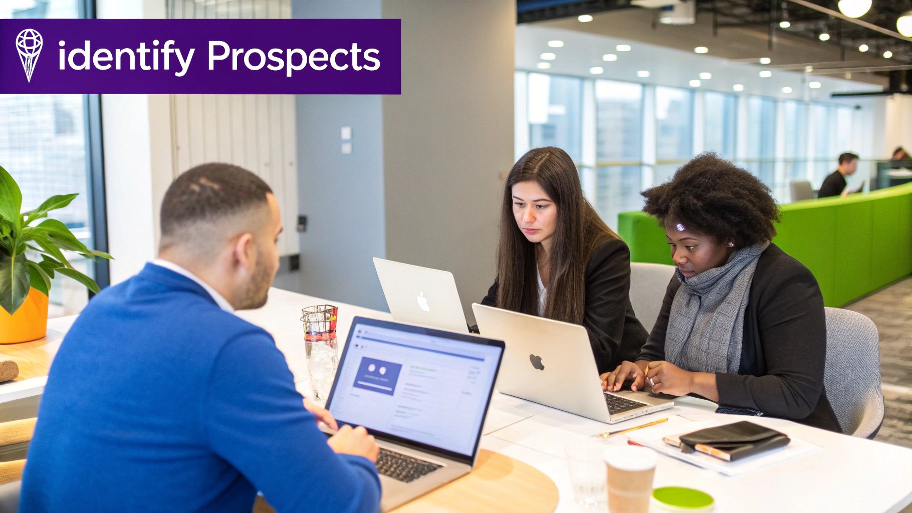 A gardener carefully tending to small plant seedlings, representing the careful process of lead nurturing.