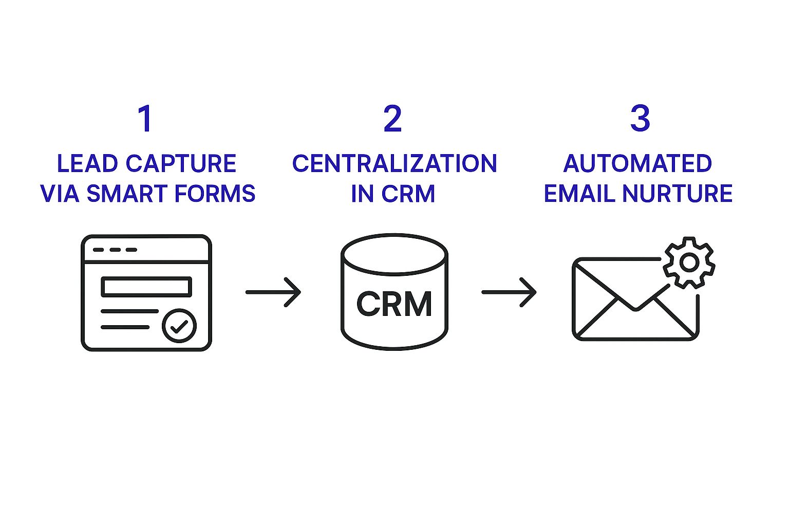 Infographic about automating lead generation