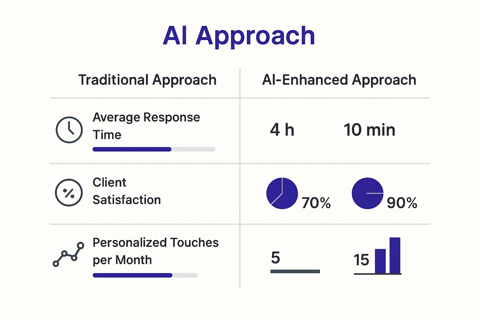 Infographic about how to build rapport with clients