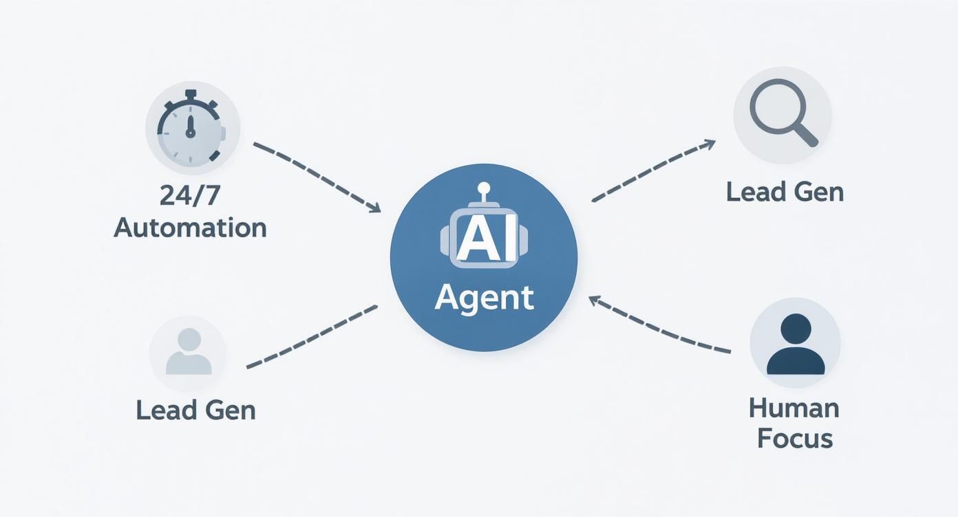 Infographic about ai agents for sales