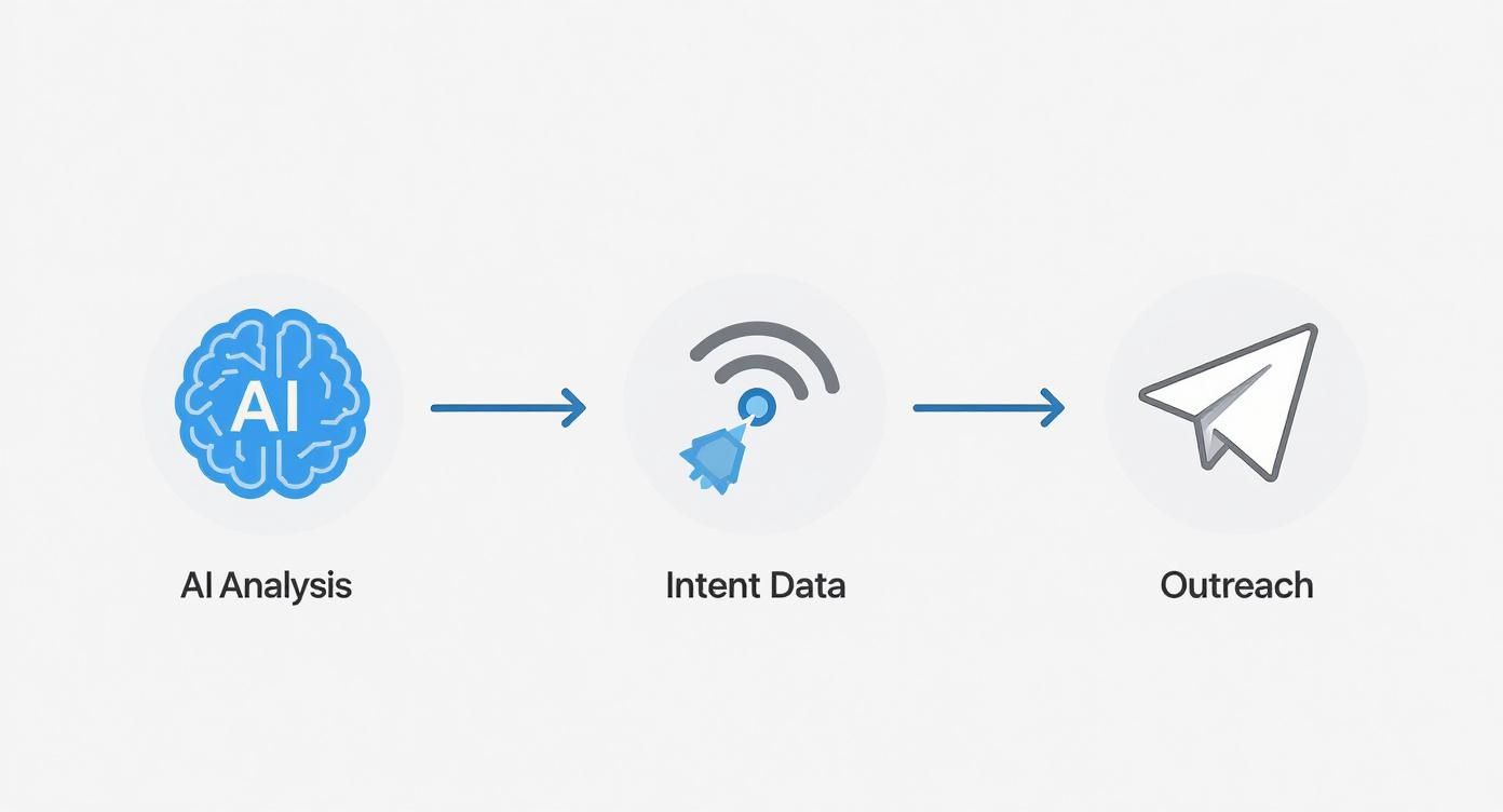 Infographic about how to generate b2b leads