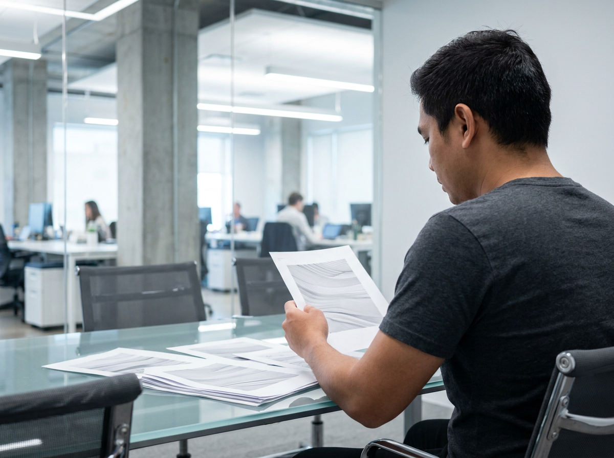 A copywriting virtual assistant candidate reviewed on writing samples by Stellar Staff