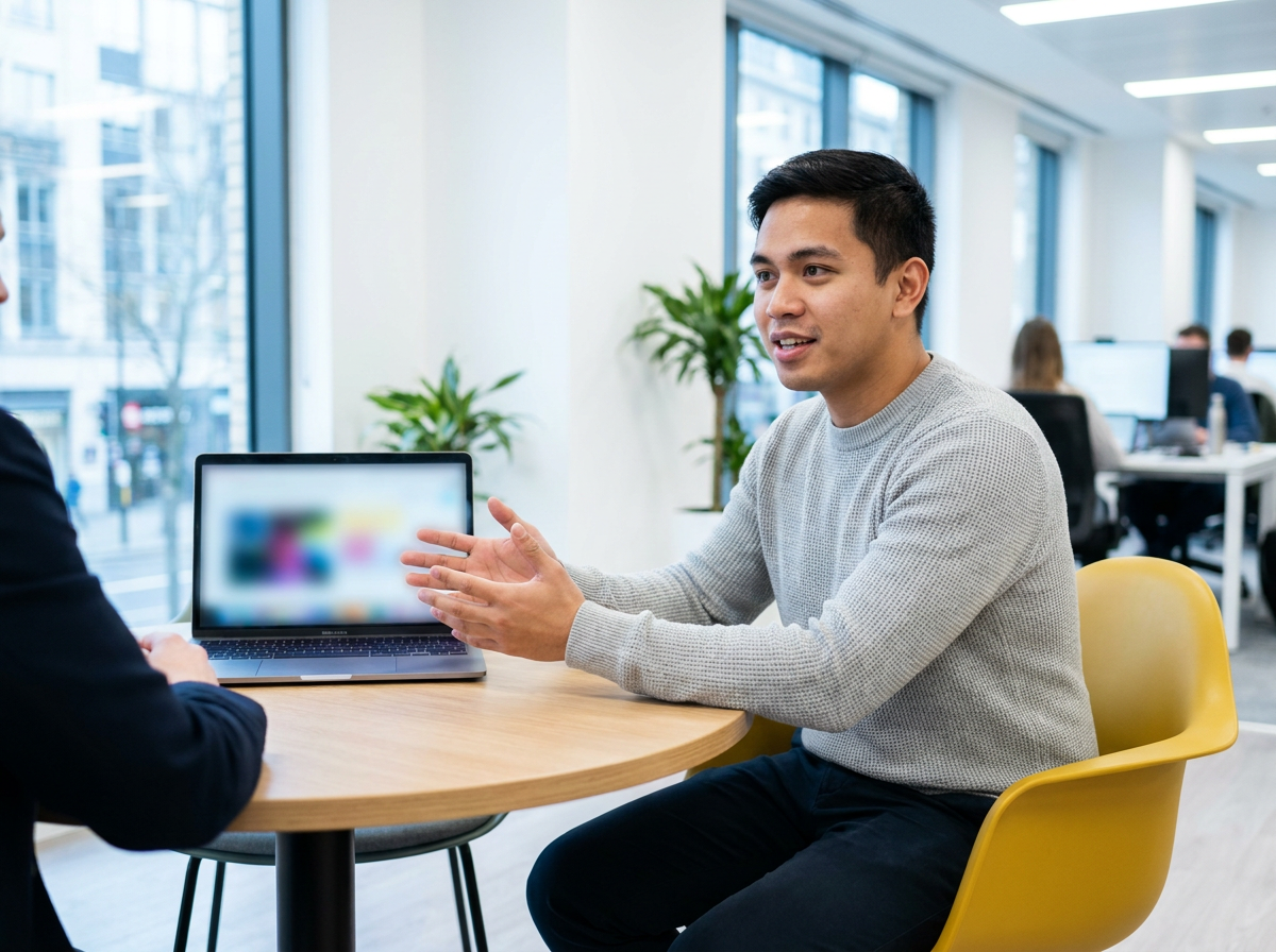 A finance virtual assistant candidate in a Stellar Staff software-skills check
