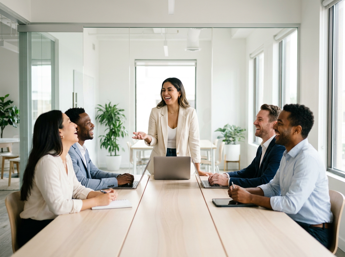 A digital marketing virtual assistant introduced to a client team by Stellar Staff