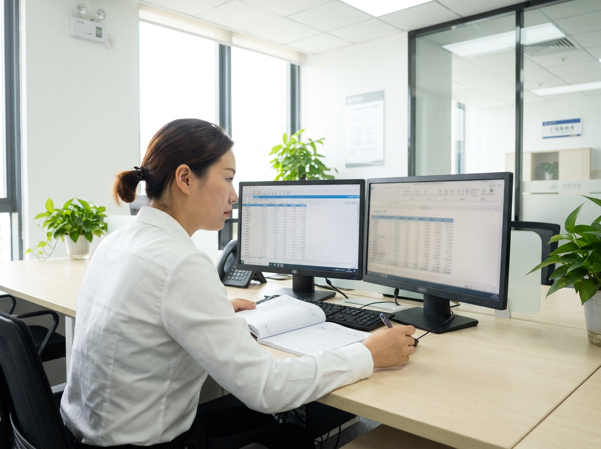 A Stellar Staff bookkeeping virtual assistant reconciling a bank statement against the ledger