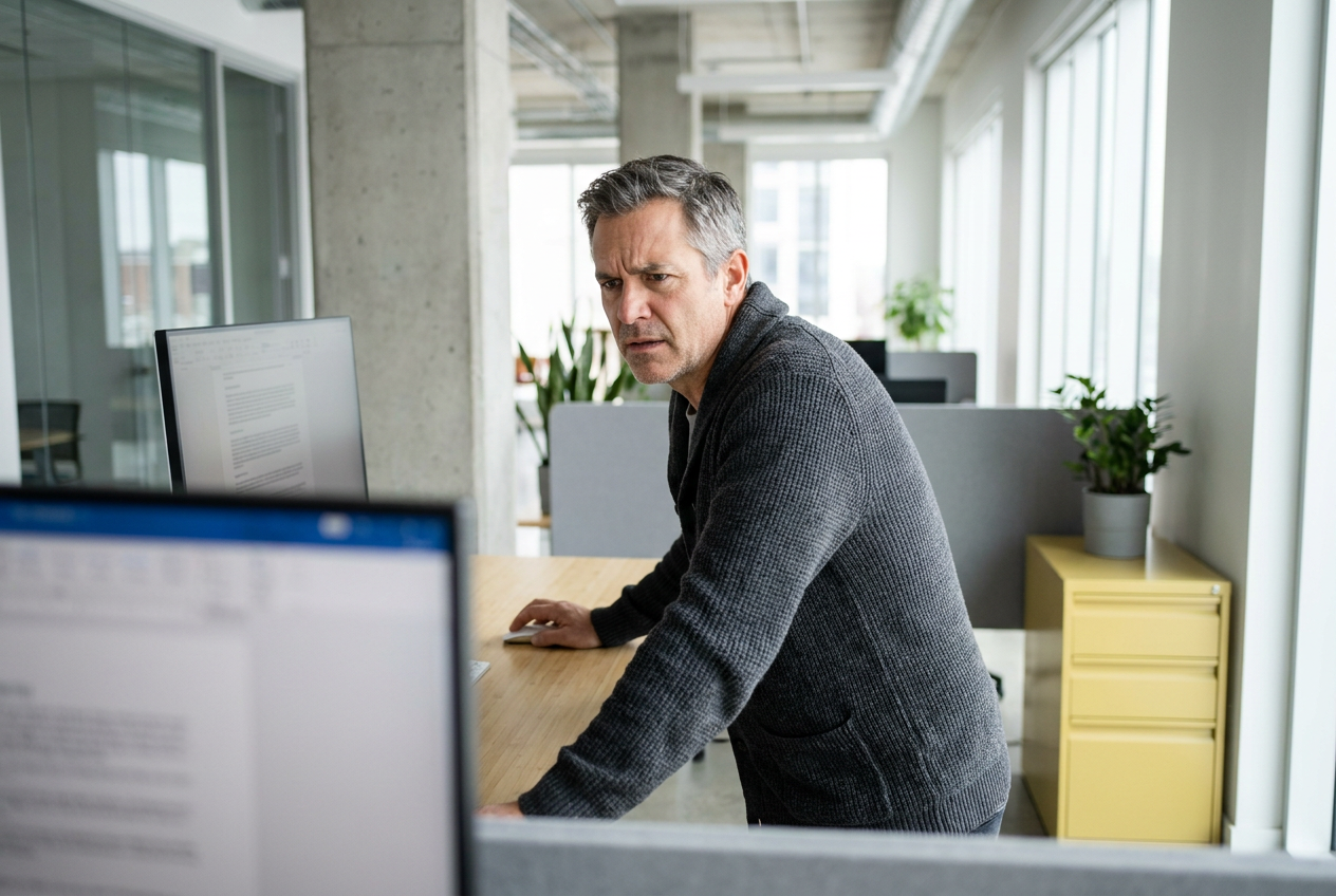 Support lead reviewing a backlog of customer service tickets