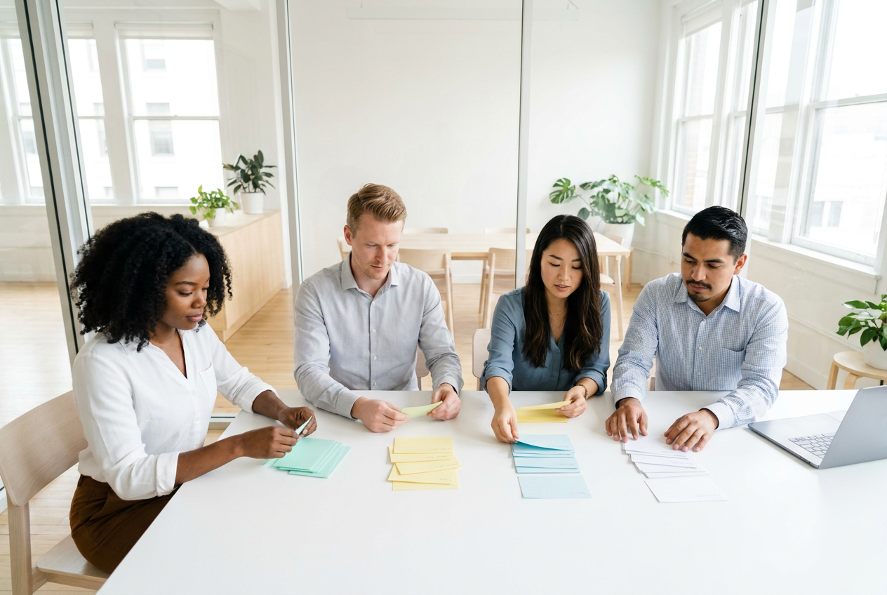 Sorting business outsourcing into four main categories