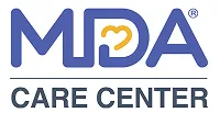 MDA Care Center logo with stylized heart and letters M, D, A