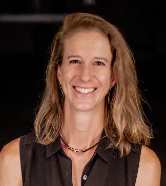 Kathy Keefer, Brain Health Education Program Manager, smiling at the camera