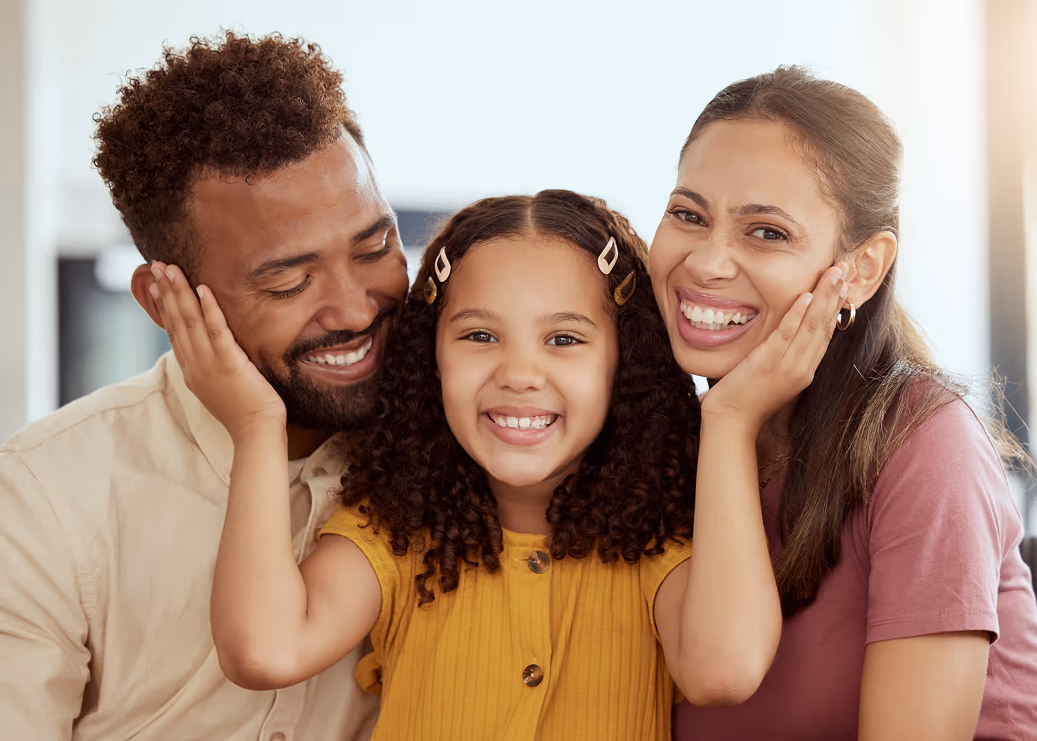 Happy Family. Hope Speaks mental health solutions in Richardson TX