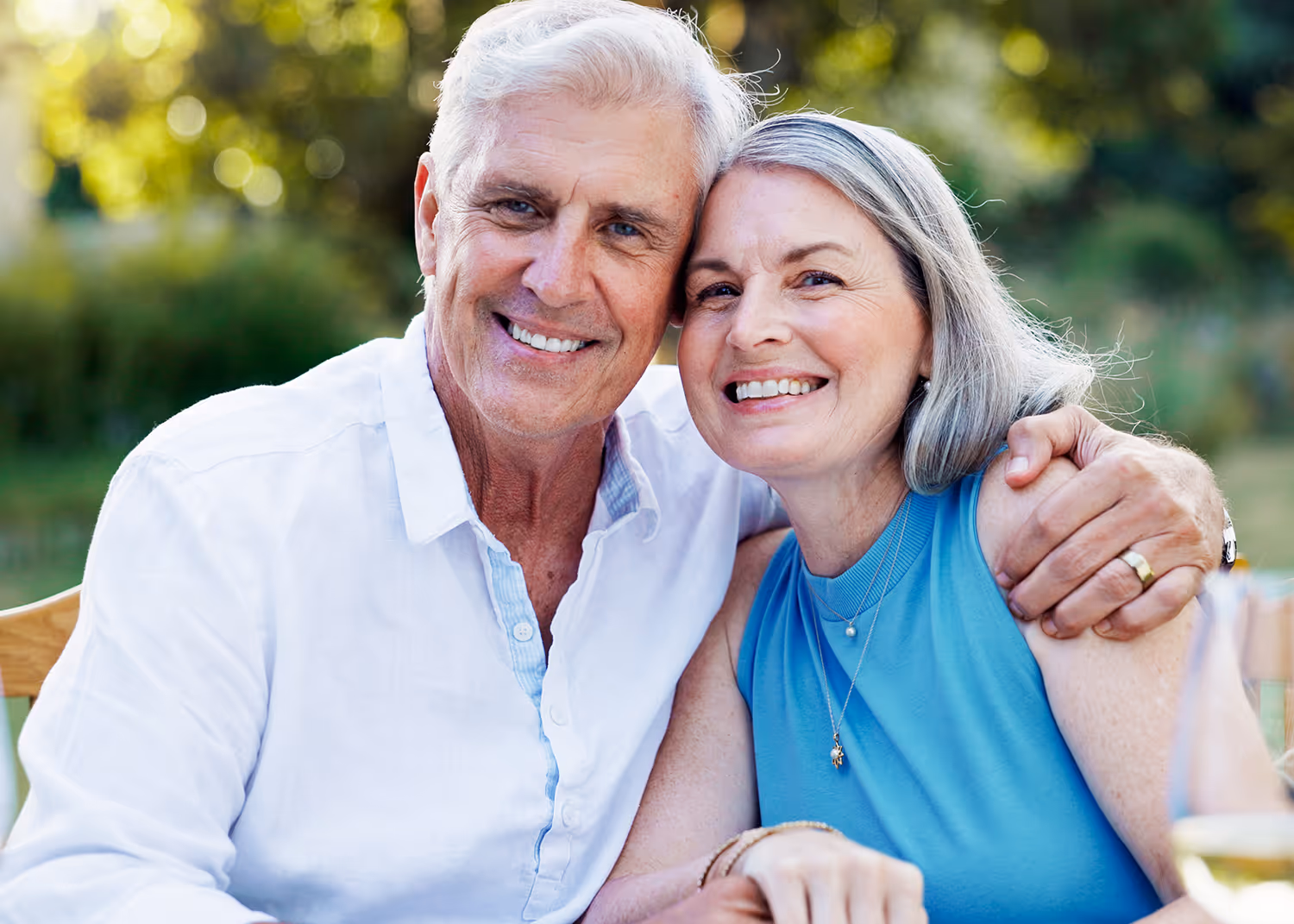 Happy elderly couple. Hope Speaks mental health solutions in RIchardson TX