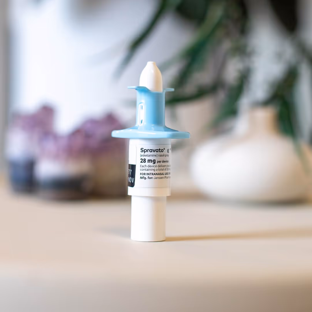 Spravato Nasal bottle. Spravato therapy at Hope Speaks in Richardson, TX