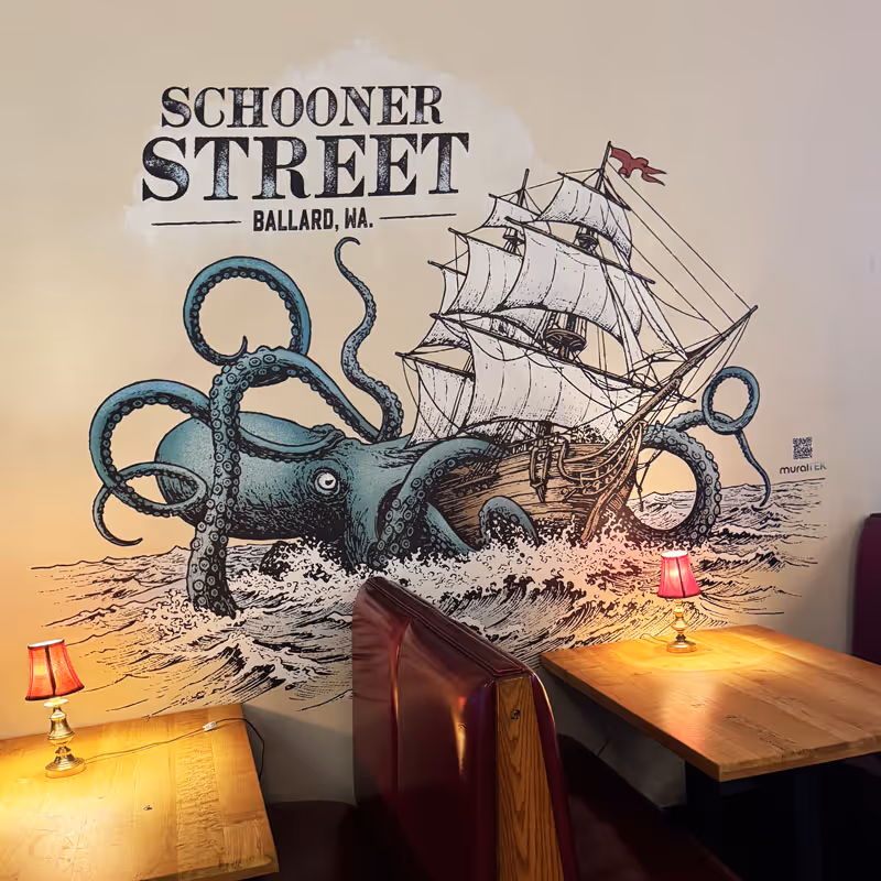 Wall art sample