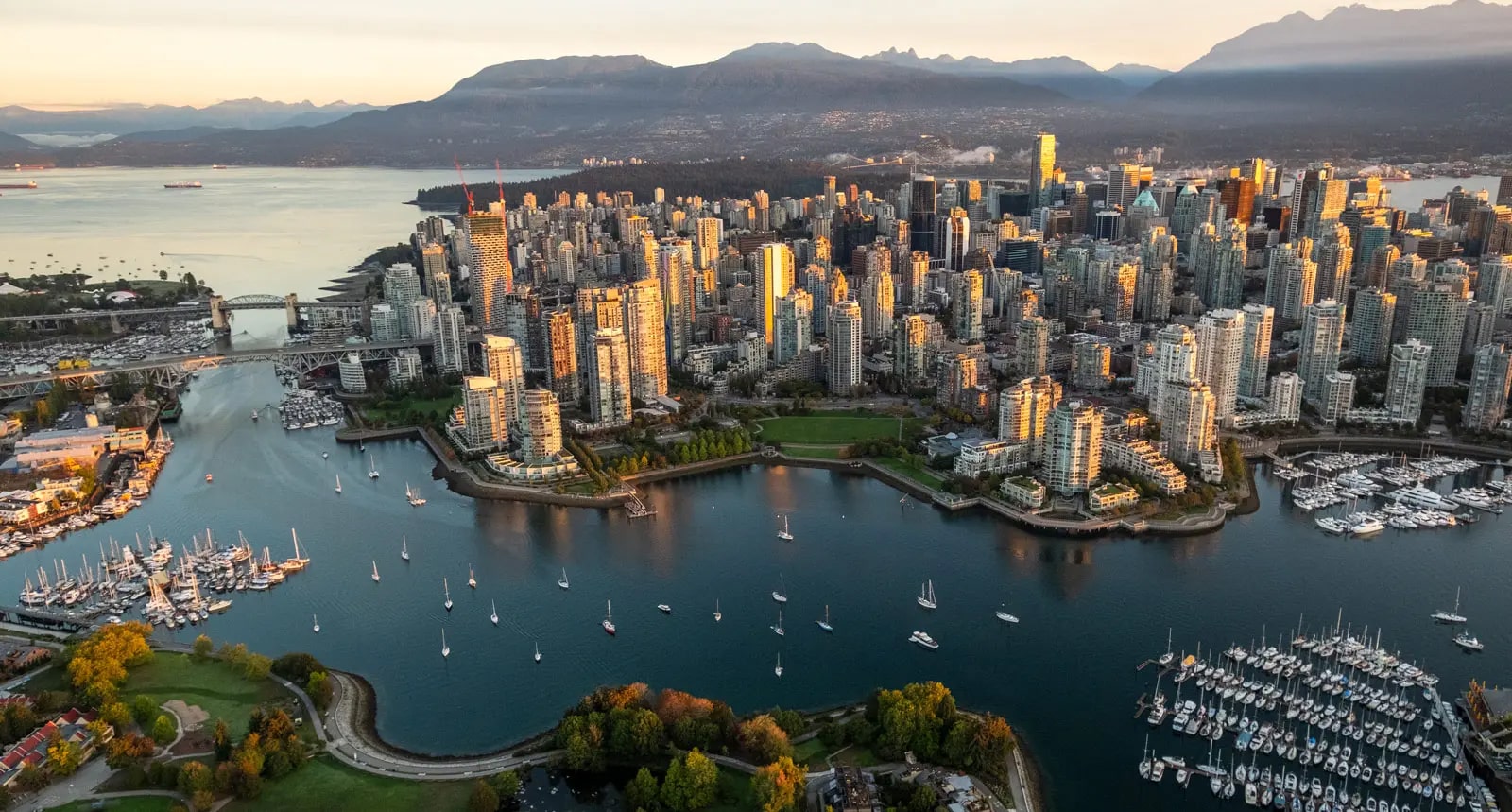 City of Vancouver aerial photo