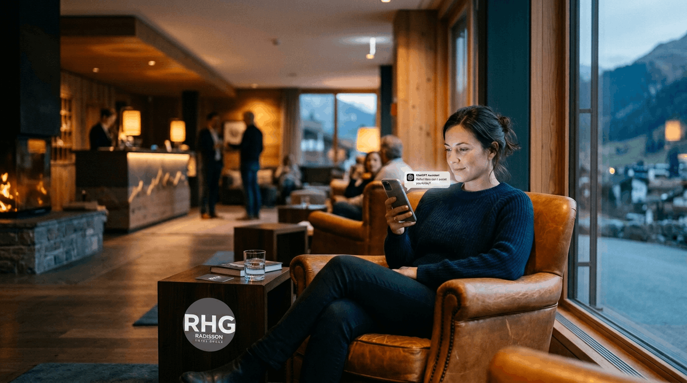 Radisson Hotels in ChatGPT buchbar - mit KI generiert