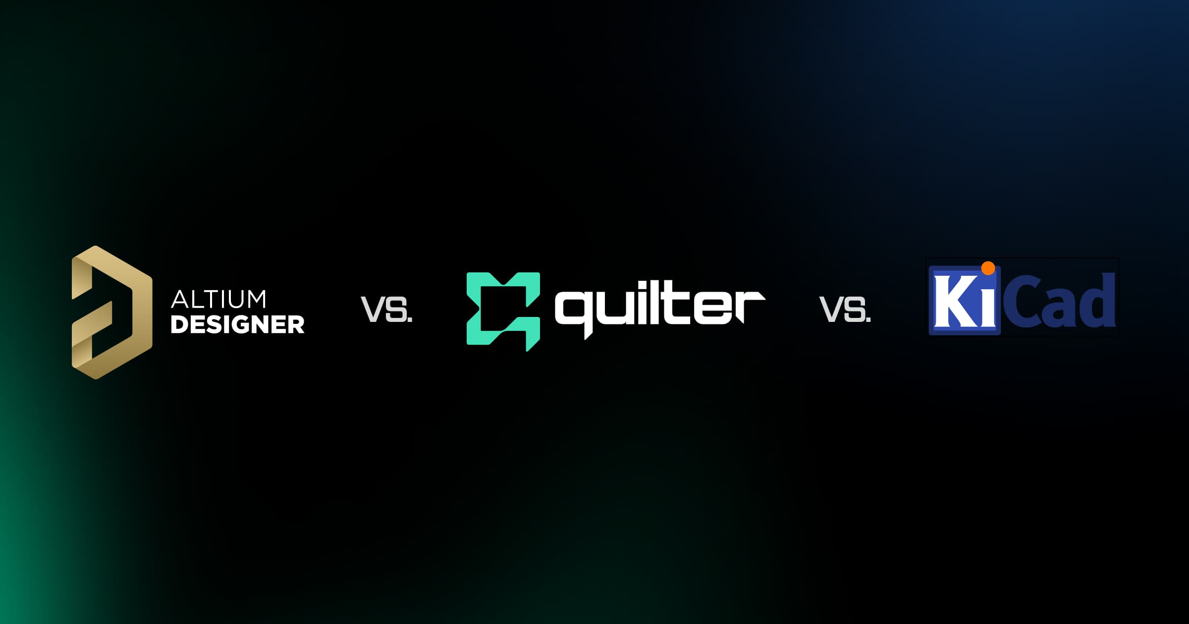 Cover image for: A Data-Driven Look at PCB Layout Efficiency in 2025: Quilter vs. Altium Designer vs. KiCad