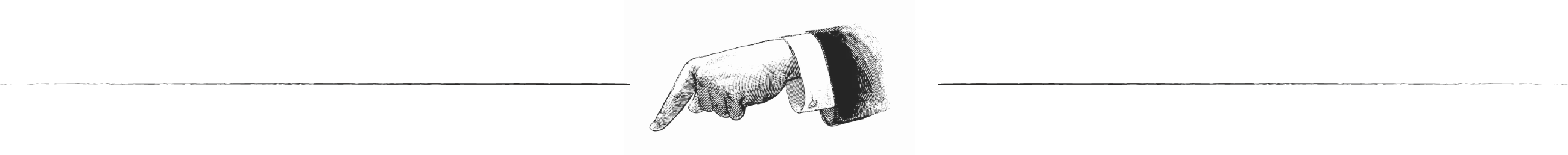An illustration of a hand with finger pointing downwards
