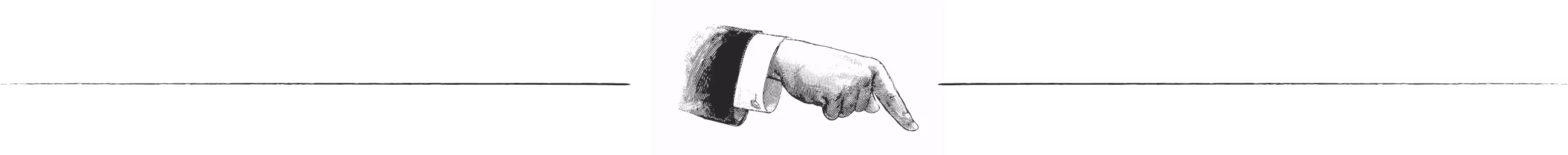 An illustration of a hand with finger pointing downwards