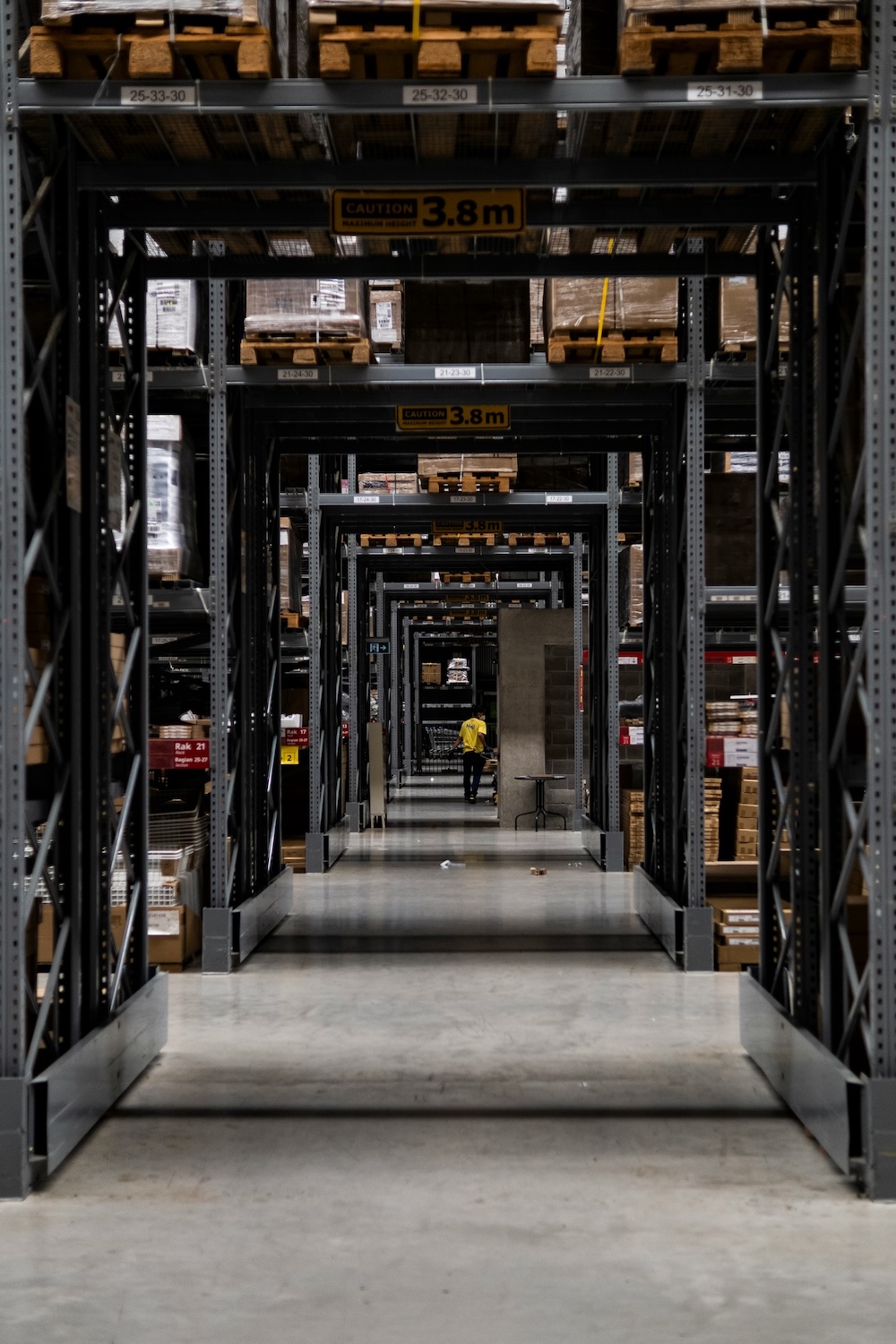 Warehouse walkway