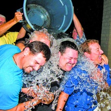 image of memorial service scene