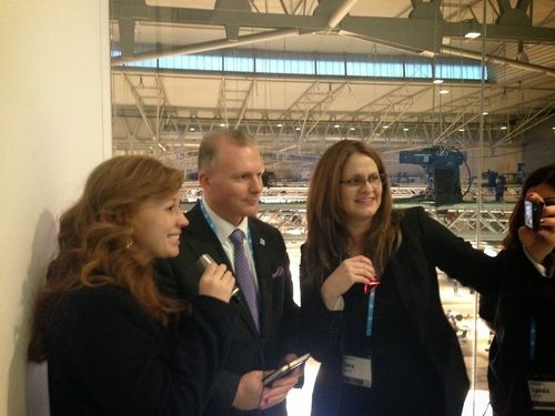 Sara records interview with HP Software CIO Paul Chapman