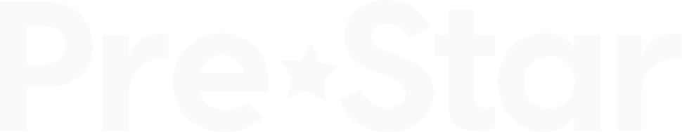 PreStar logo with a star symbol between 'Pre' and 'Star'.