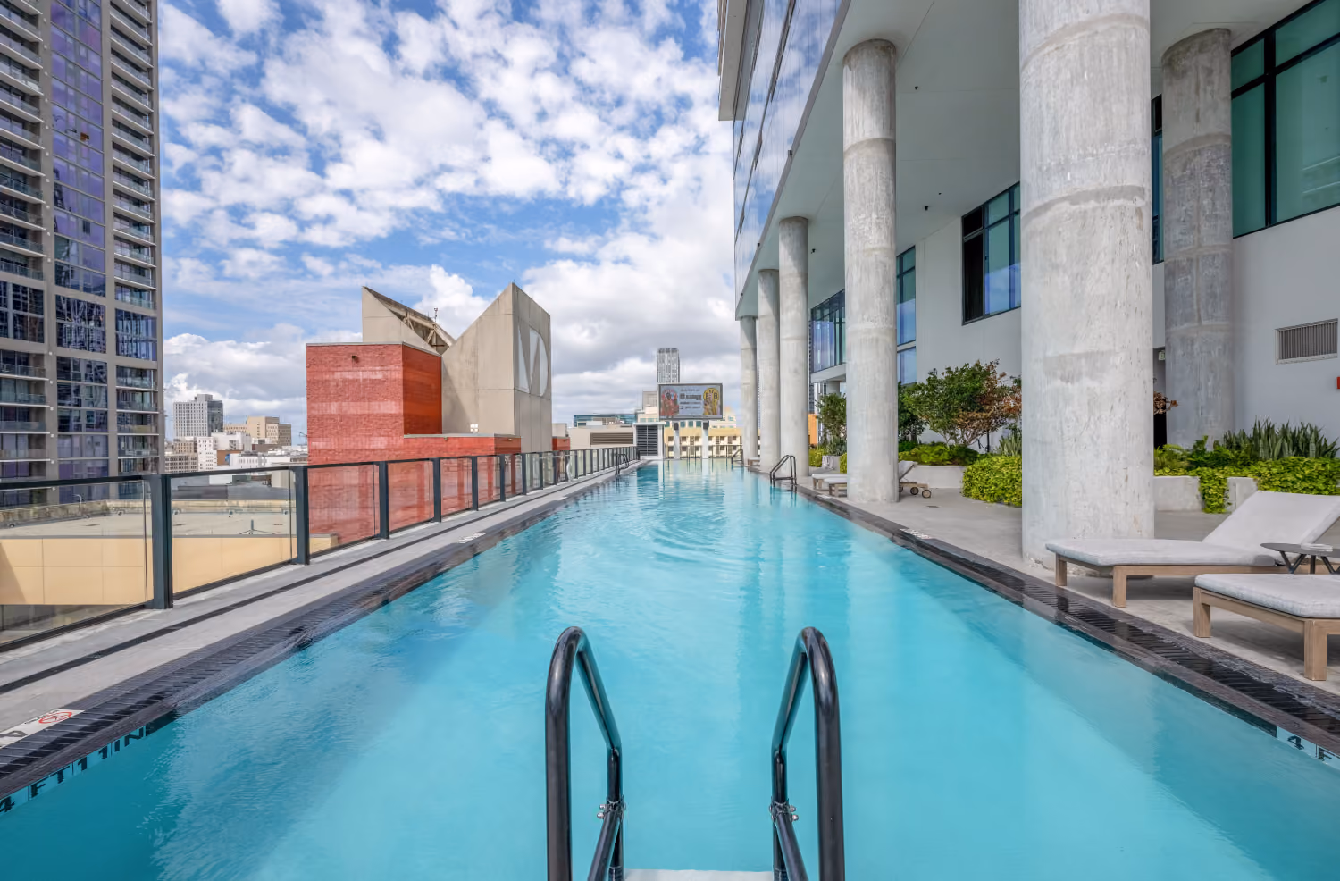 view of resort style olympic pool