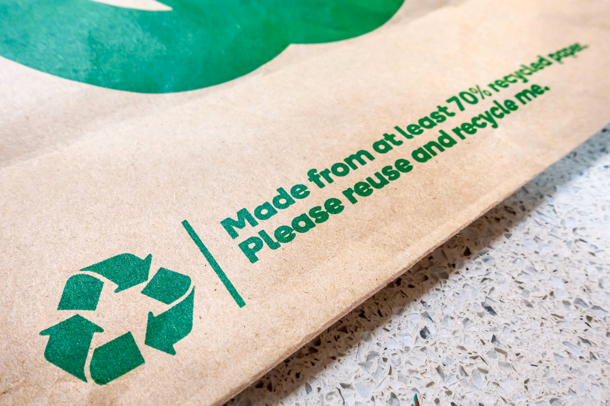 kraft recycled packaging to promote the Elser hotel sustainablity