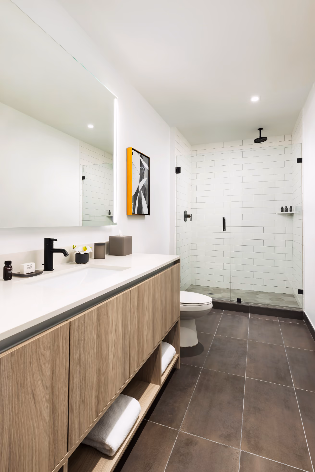 The Elser Hotel sustainable bathroom with modern design