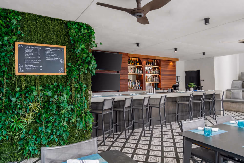 bar at the elser bay terrace