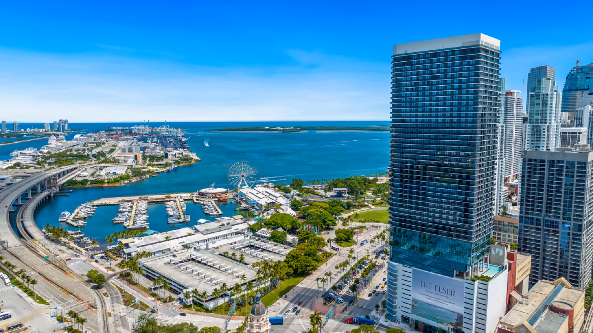 The Elser Hotel Miami Aerial view