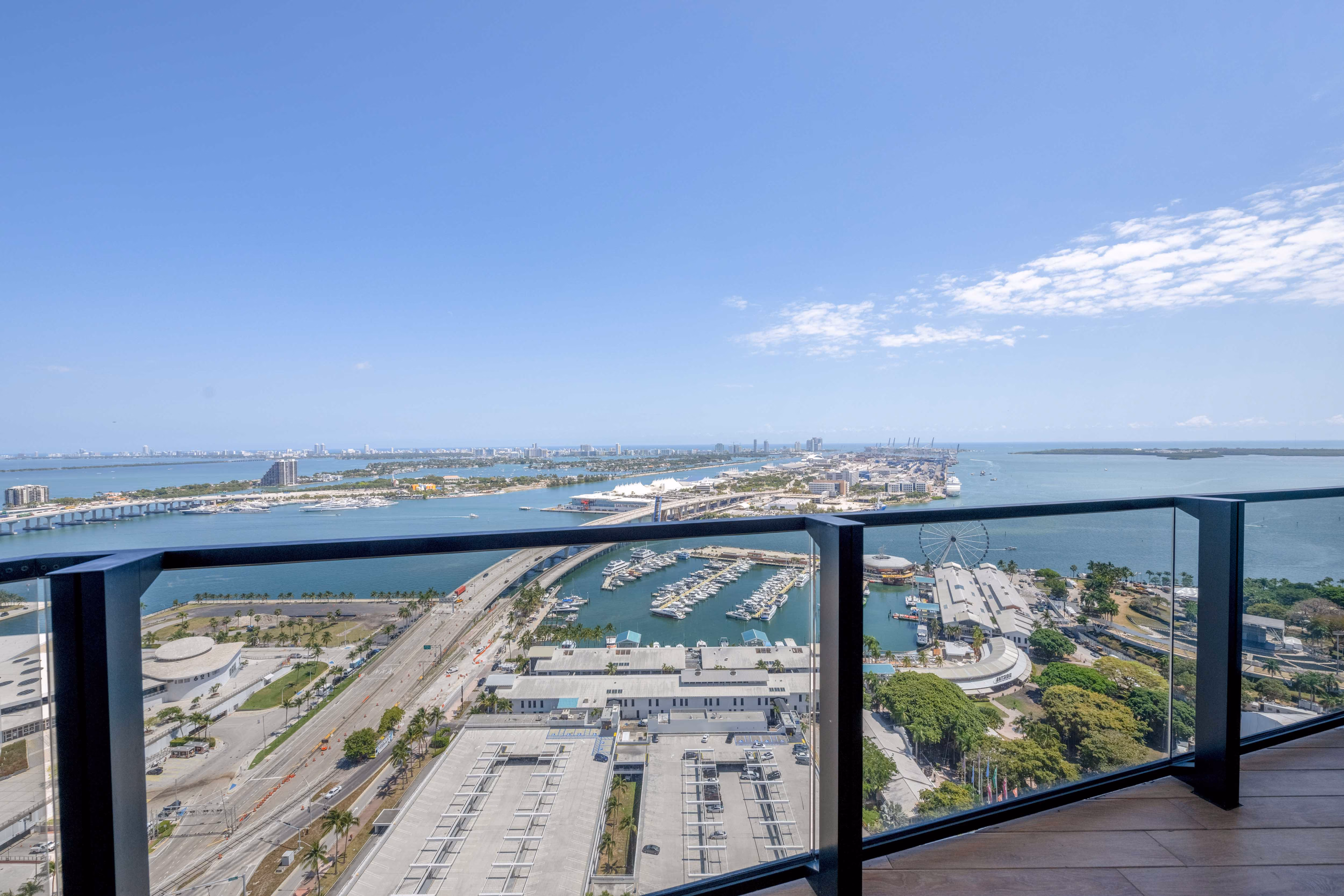 view of miami from elser hotel balcony