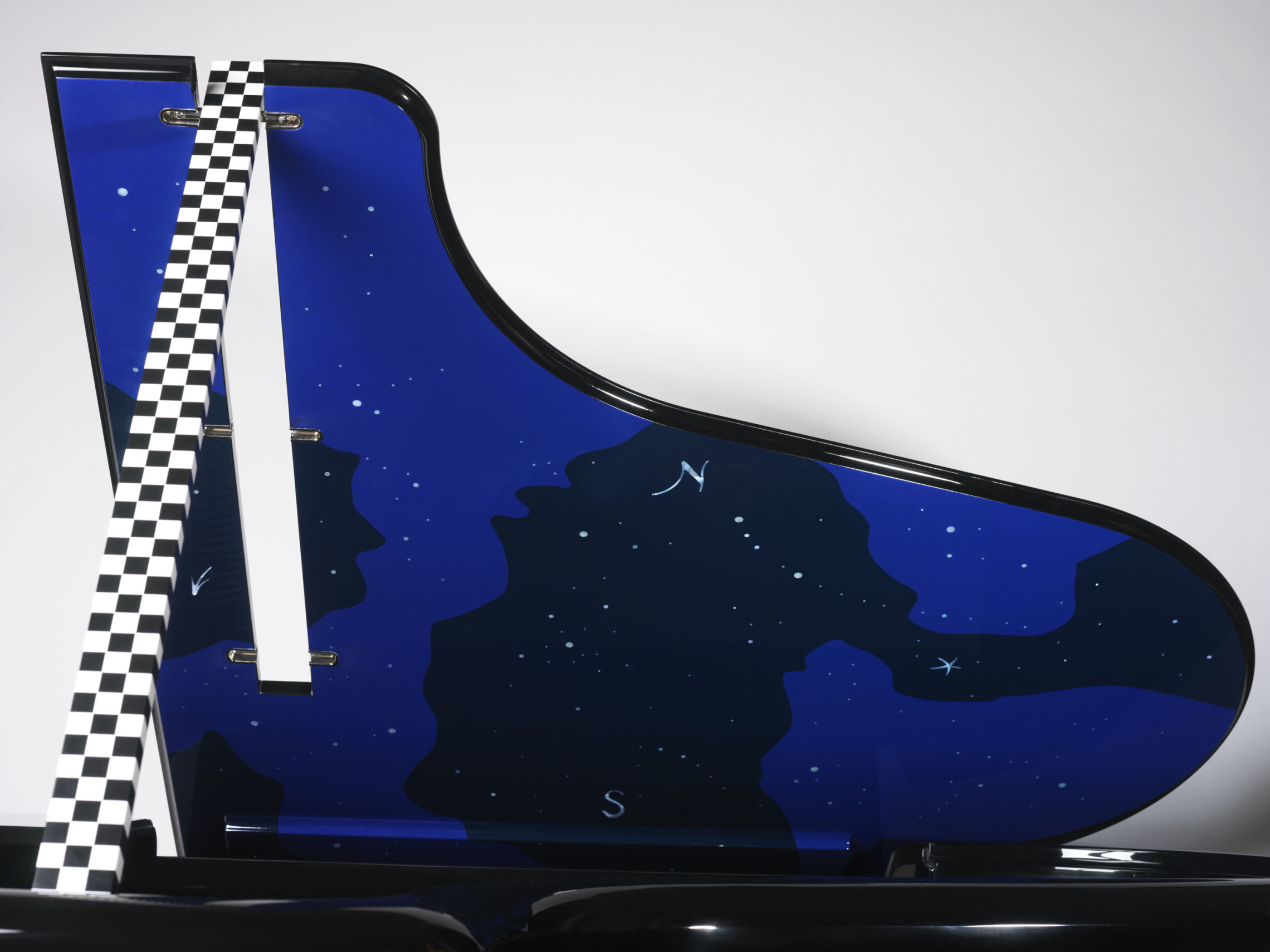 Bespoke Arpège grand piano in a luxury interior design scheme