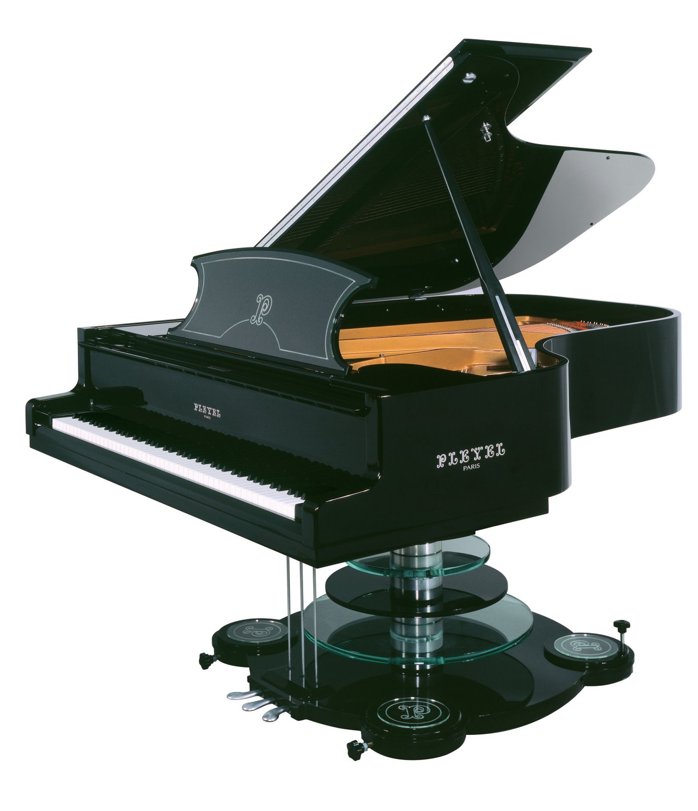 Monopod Pleyel grand piano