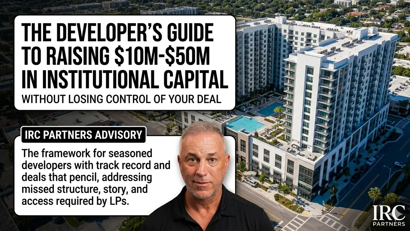 Real estate developer guide to institutional capital