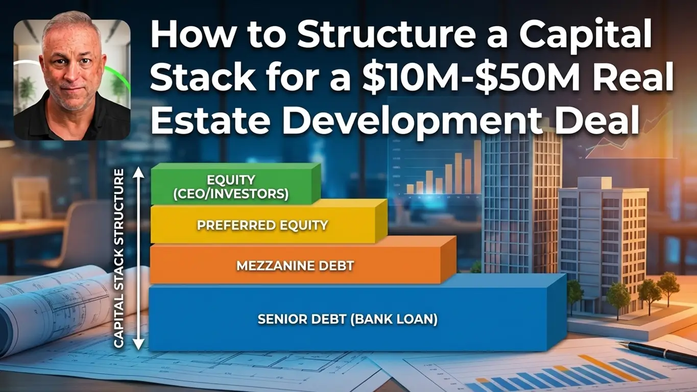 How real estate developers access institutional allocators Real estate capital stack structure diagram