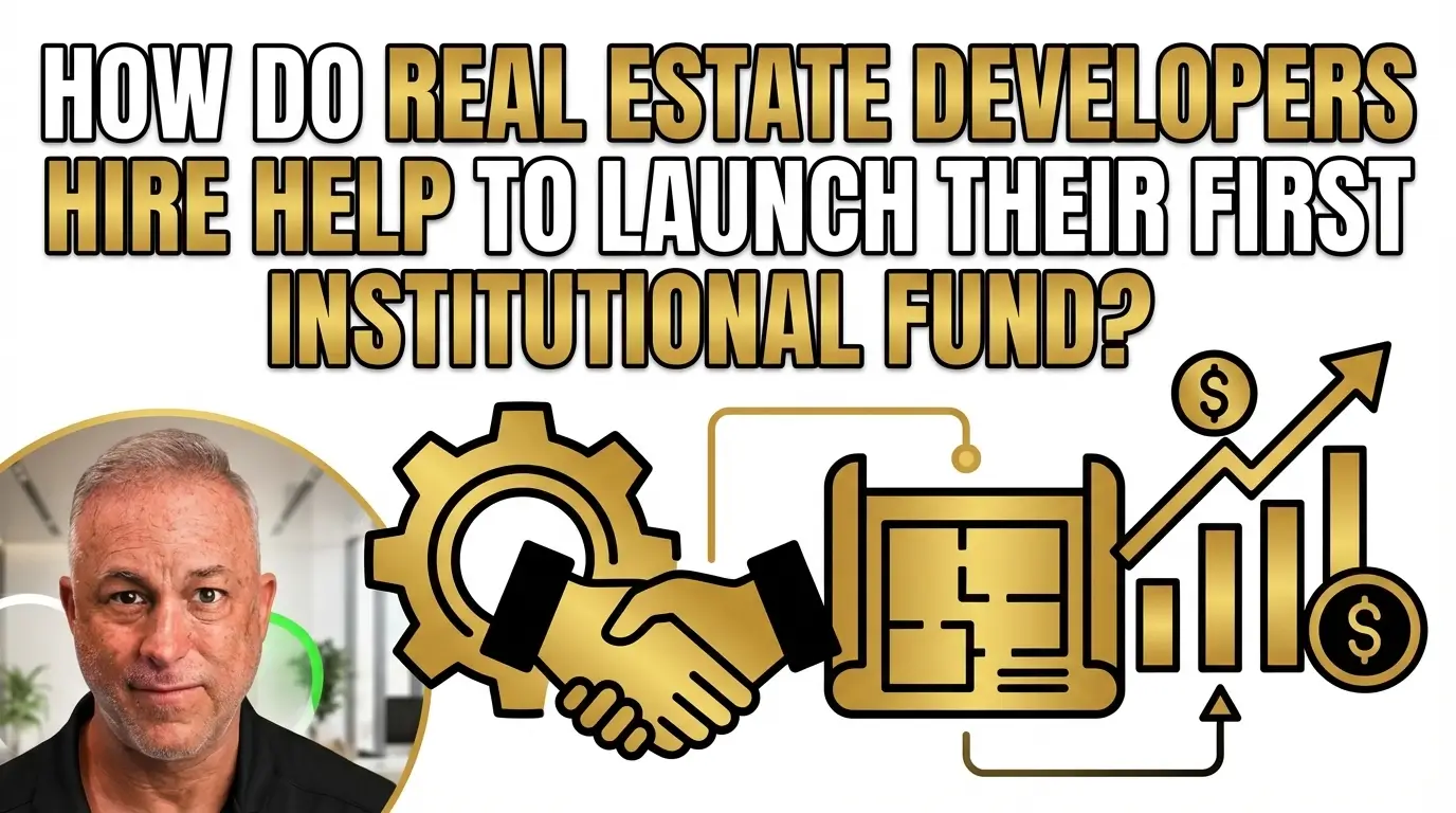 How Do Real Estate Developers Hire Help to Launch Their First Institutional Fund? Hiring help to launch an institutional fund.