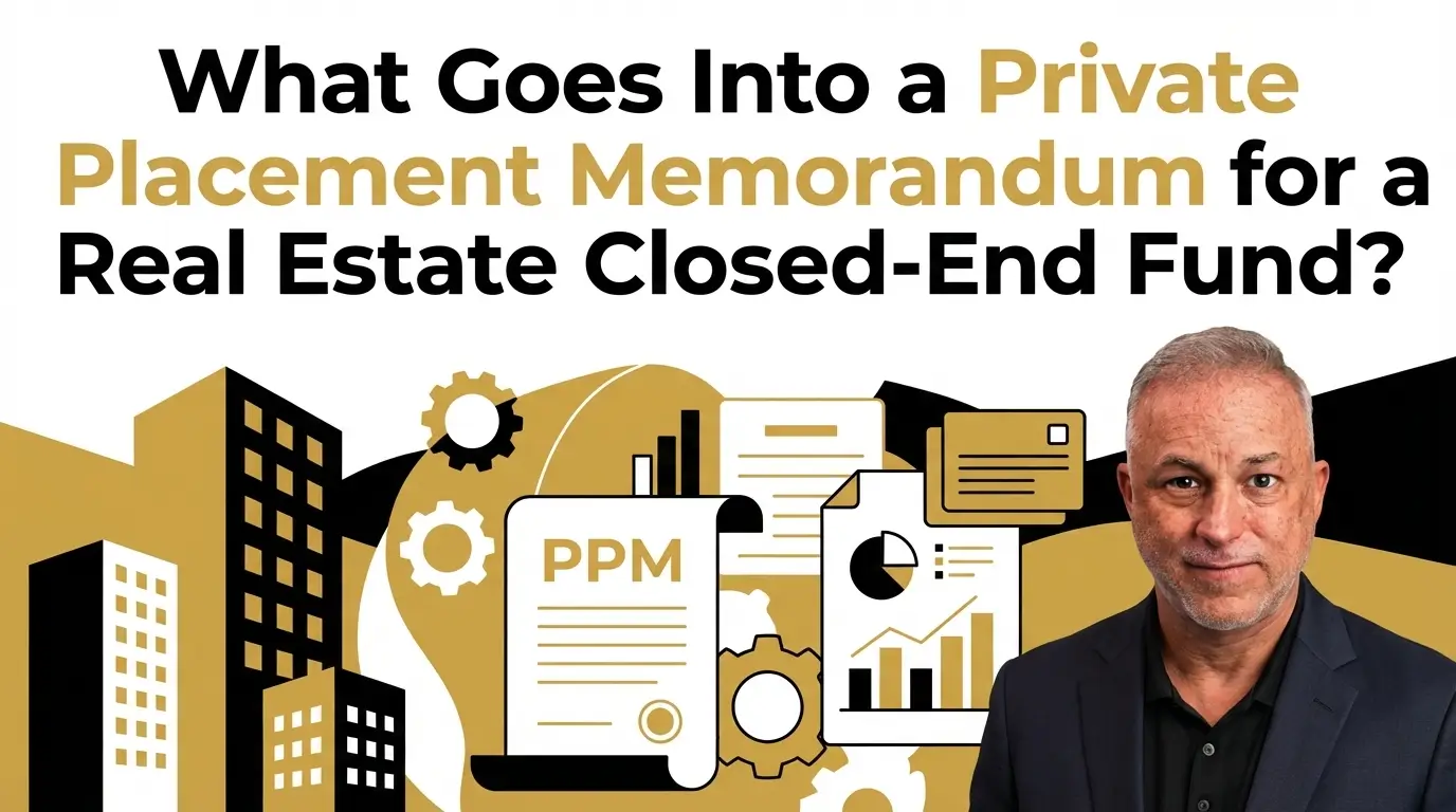 What Goes Into a Private Placement Memorandum for a Closed-End Fund? Private Placement Memorandum for real estate funds.