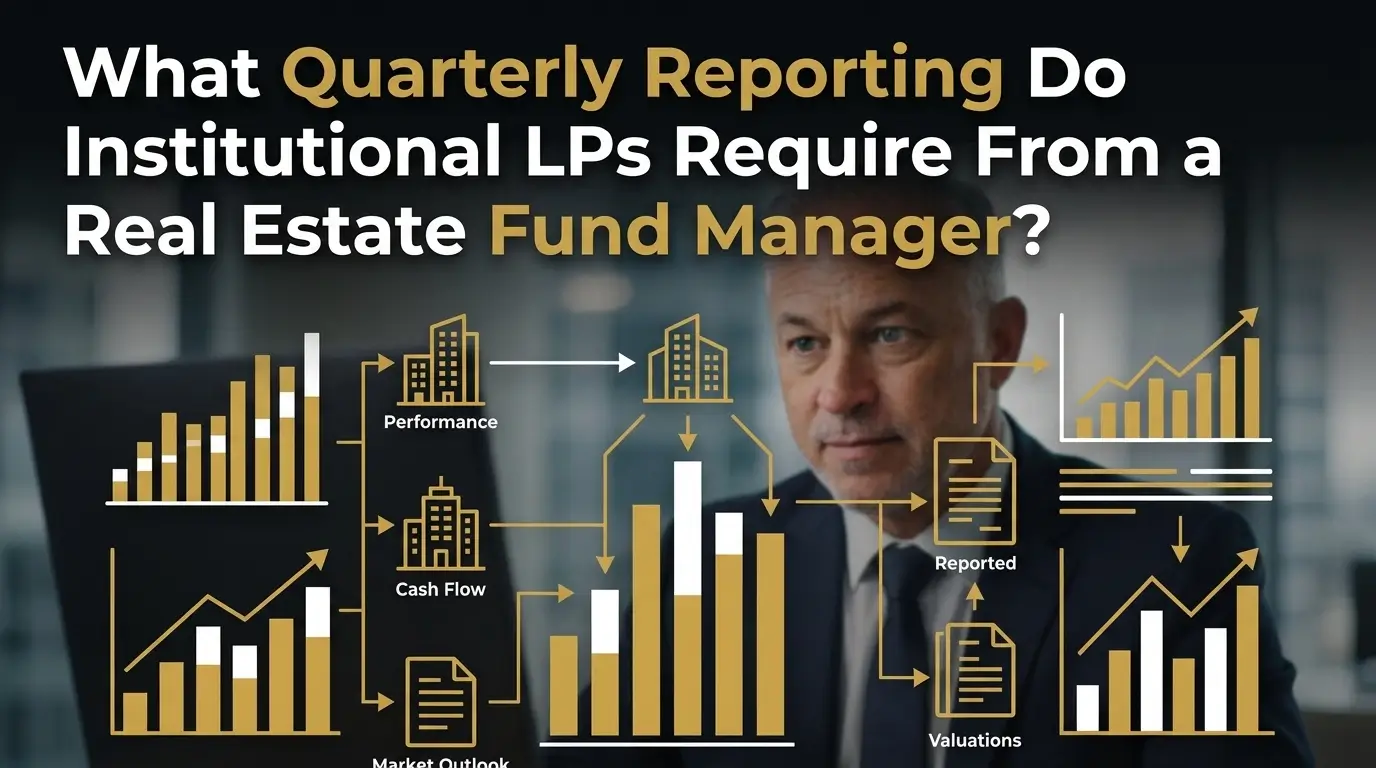 Quarterly reporting requirements for institutional real estate LPs.