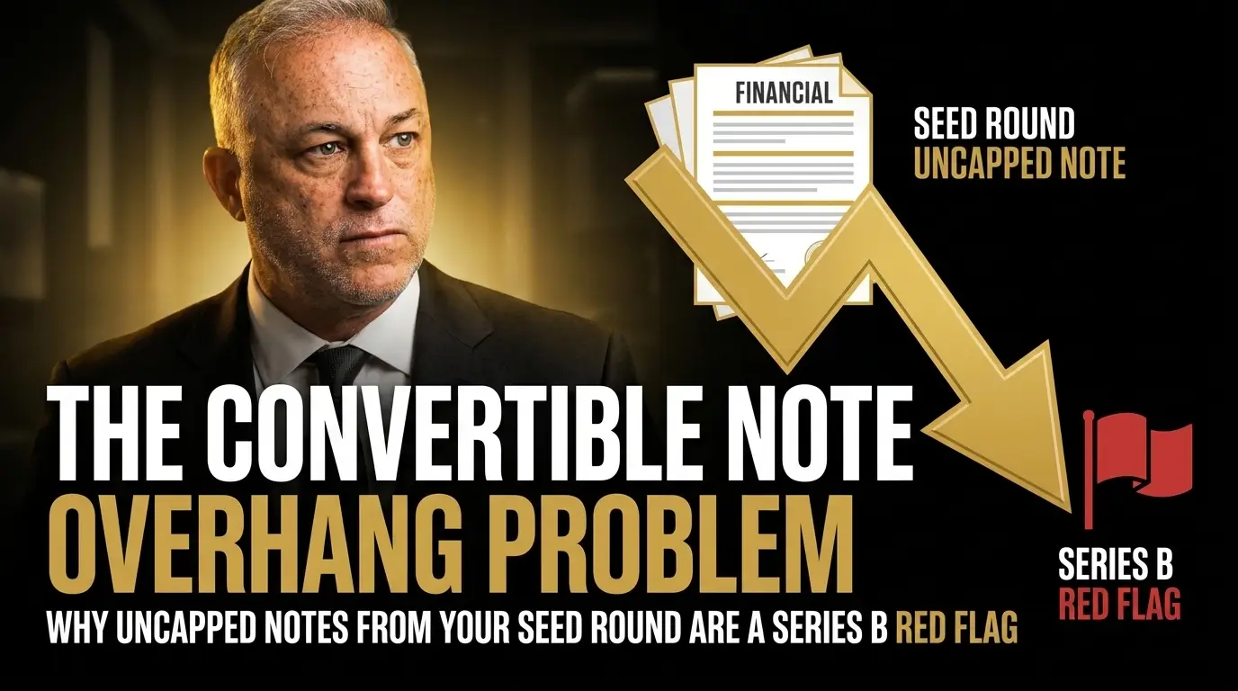 The convertible note overhang problem and Series B red flags.