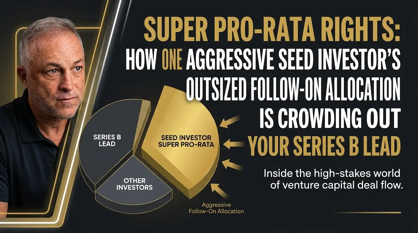 Super Pro-Rata Rights How Seed Investors Can Crowd Out Your Series B Lead How super pro-rata rights from seed investors crowd out Series B lead investors.